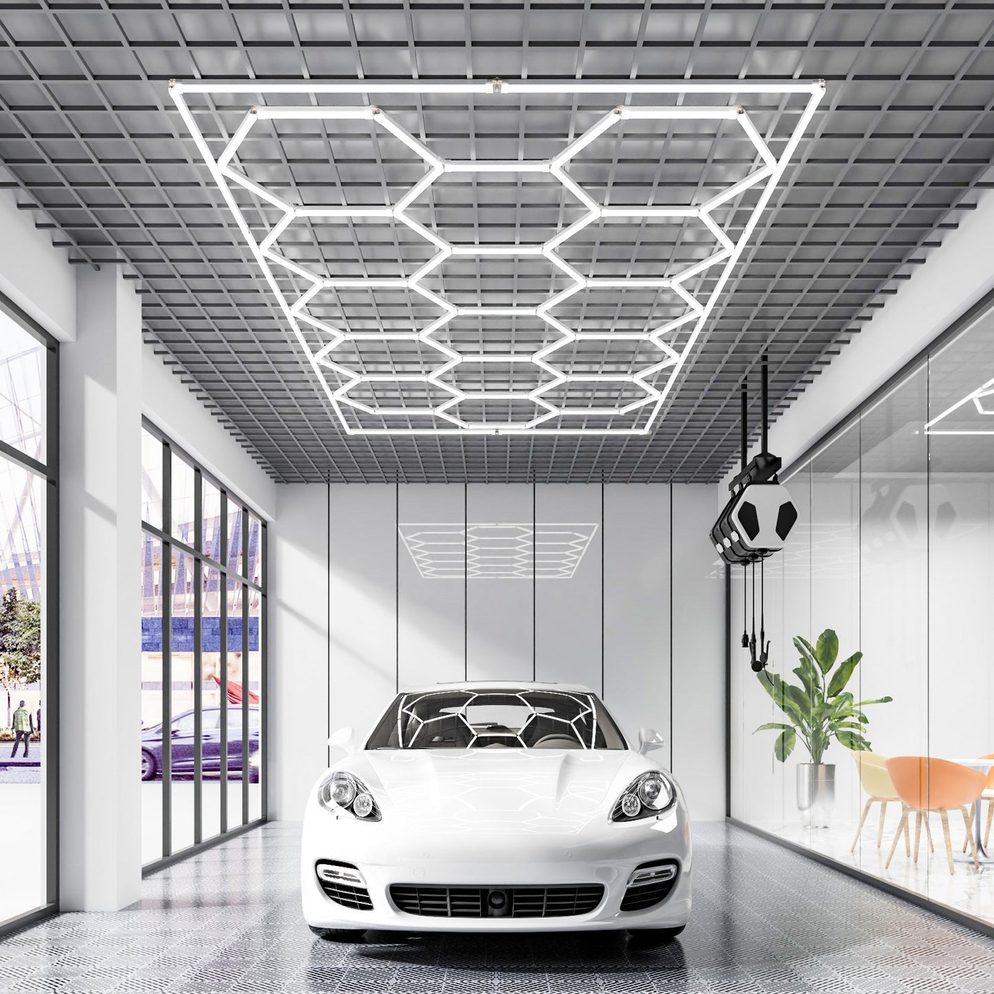 Hexagon Garage Lights 66300LM 15 — view 9