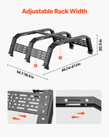 Overland Truck Bed Rack, 125-172.5 — view 4