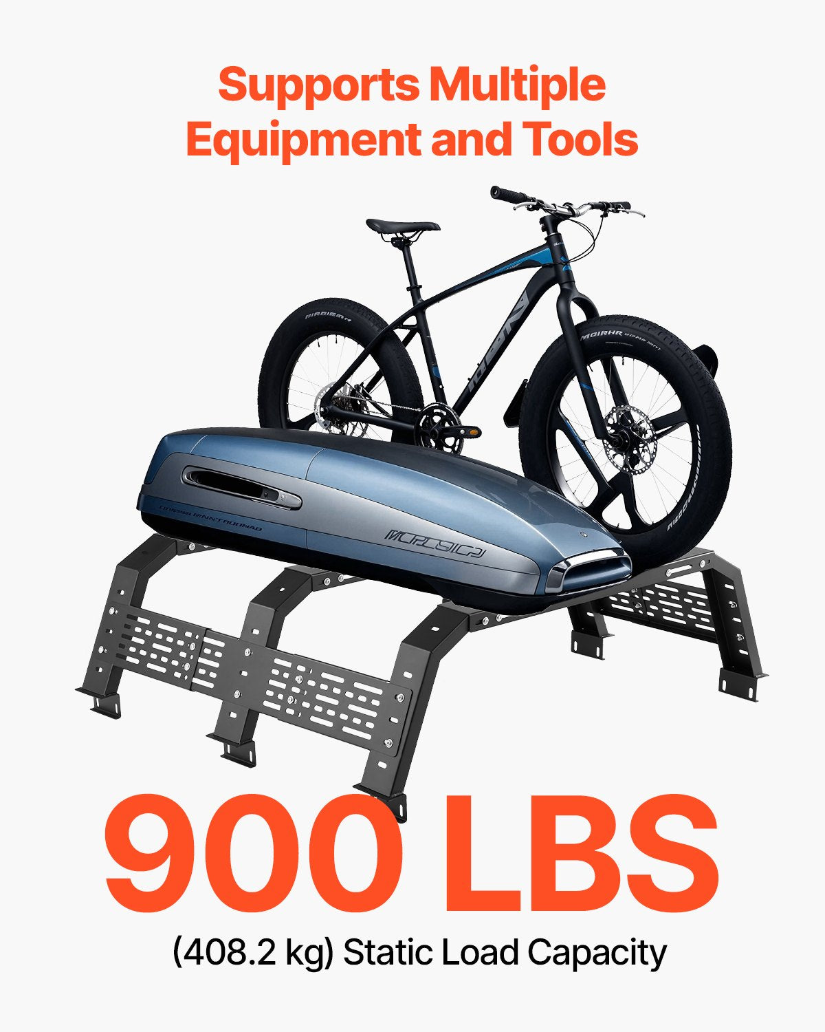 Overland Truck Bed Rack, 125-172.5 — view 5