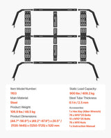 Overland Truck Bed Rack, 125-172.5 — view 8