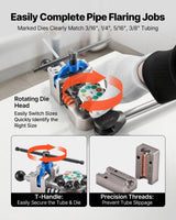 Professional brake line flaring tool kit — view 6