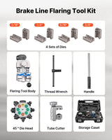 Professional brake line flaring tool kit — view 7