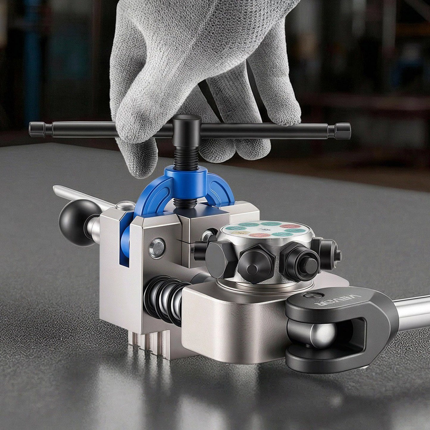 Professional brake line flaring tool kit — view 9