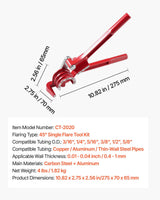 Brake line repair kit with single flaring tool — view 8