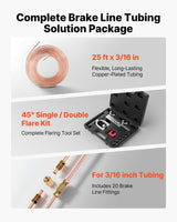 Brake line repair kit with flaring tool — view 3