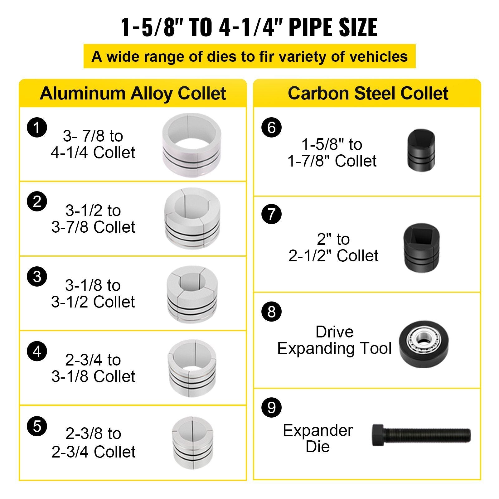 Hydraulic Exhaust Pipe Expander — view 4