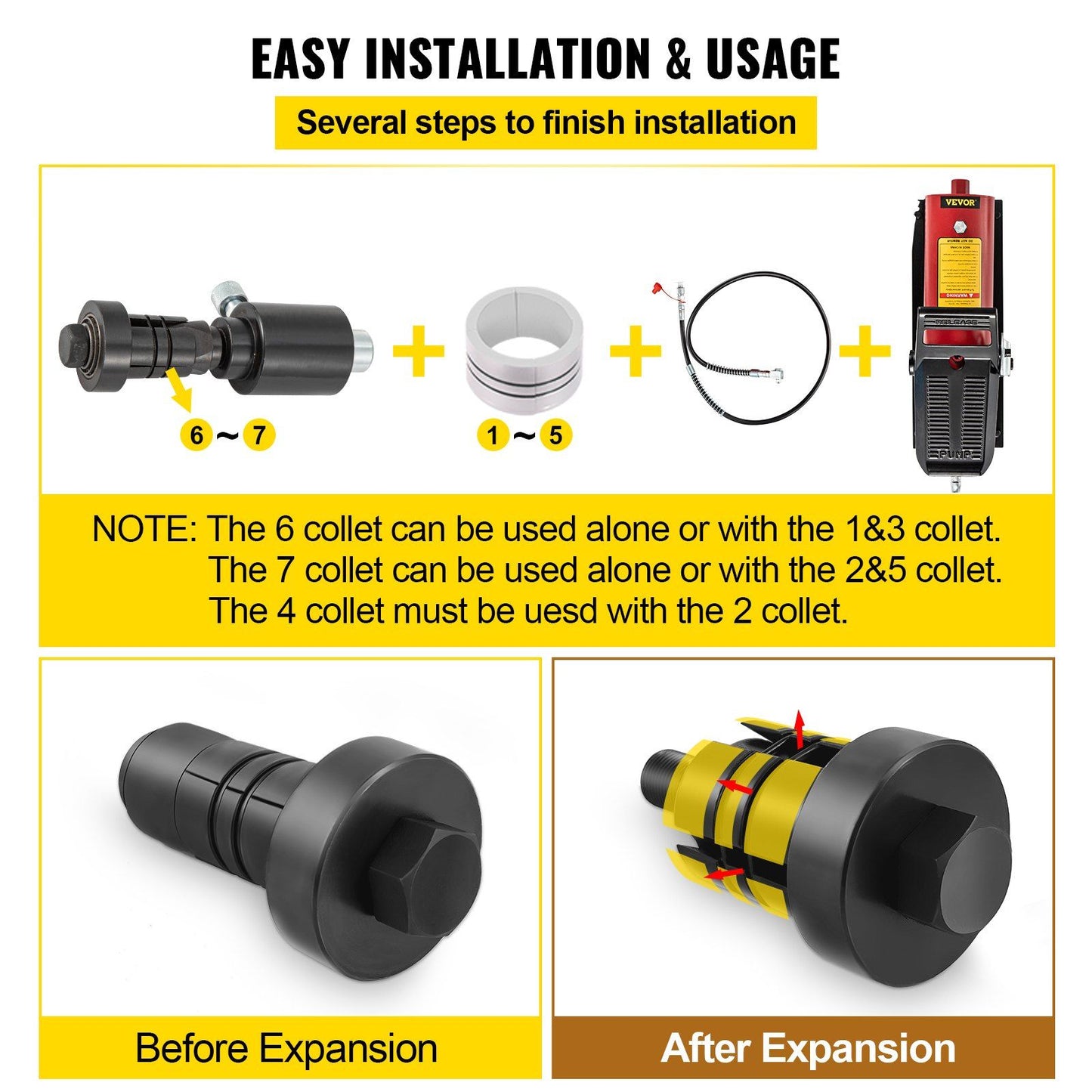 Hydraulic Exhaust Pipe Expander — view 6
