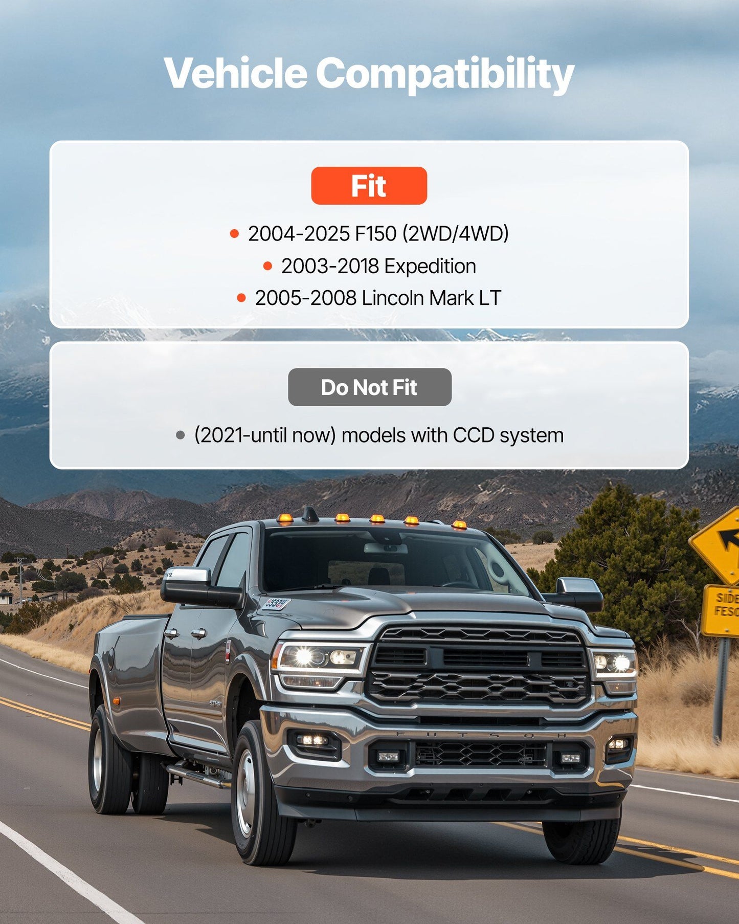 63.5 mm front levelling lift kit for Ford F150 — view 4
