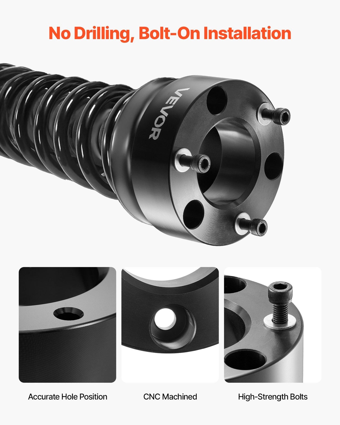 63.5 mm front levelling lift kit for Ford F150 — view 5