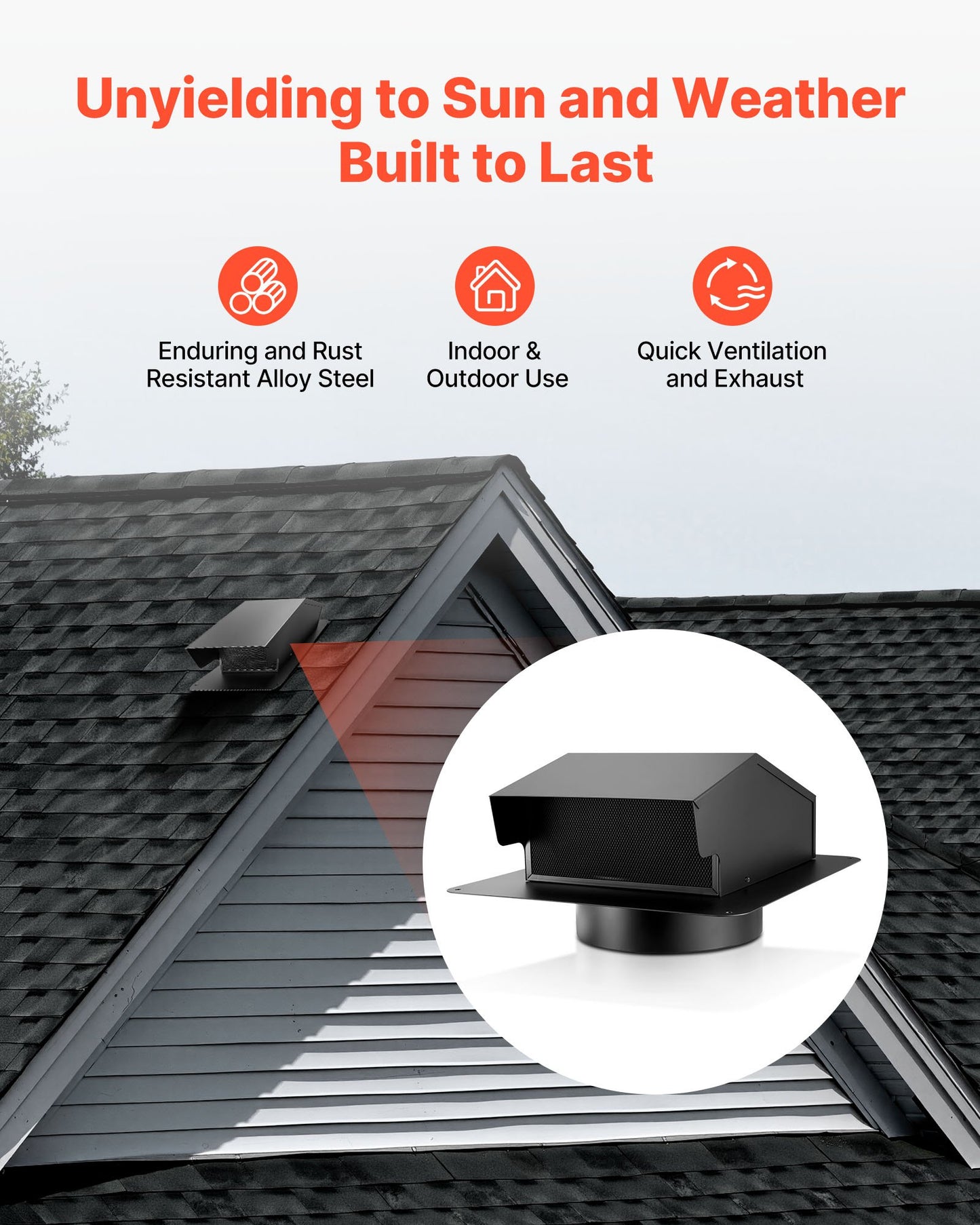 149 mm Hooded Wall Vent — view 4