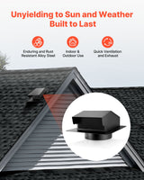 149 mm Hooded Wall Vent — view 4