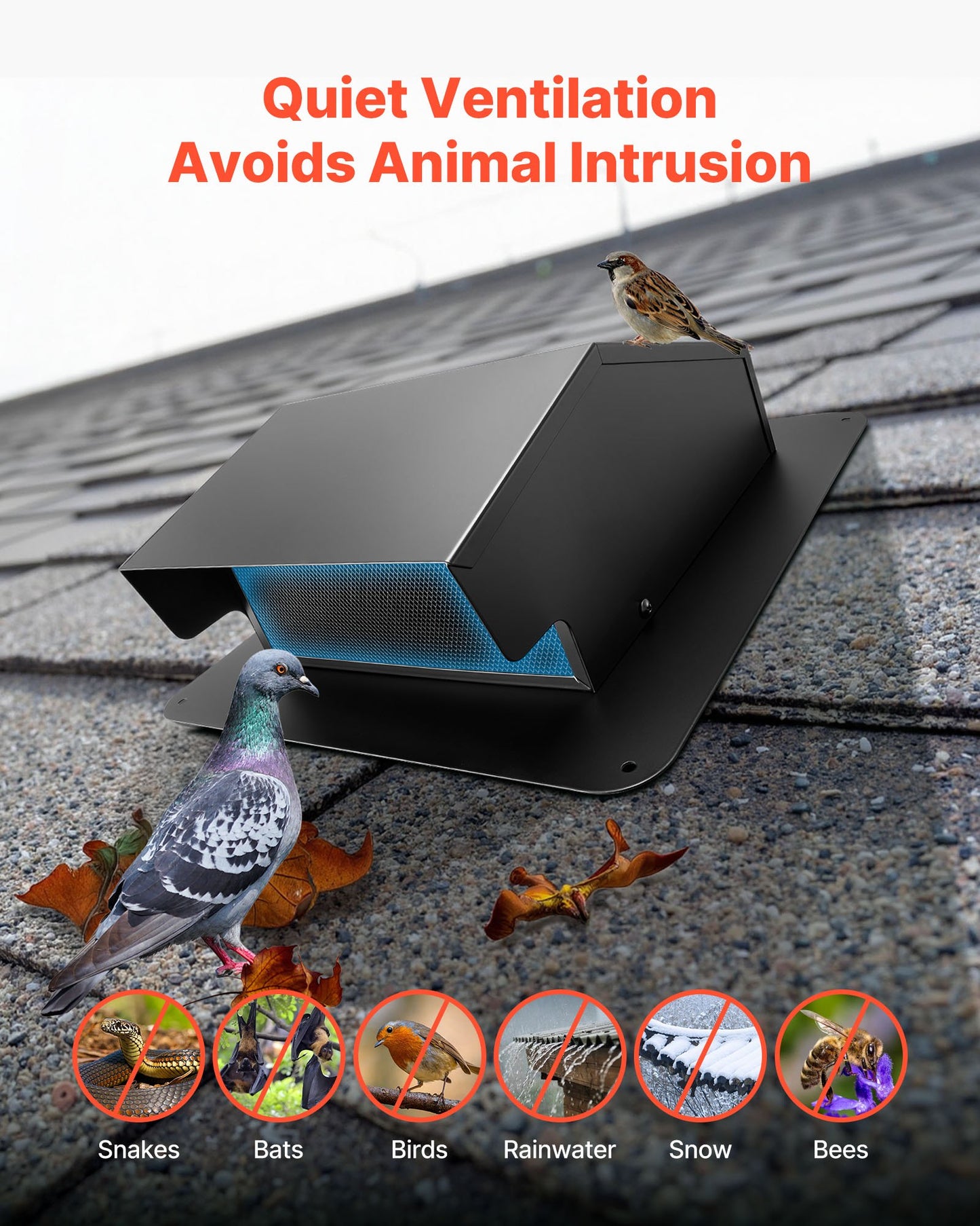 149 mm Hooded Wall Vent — view 5