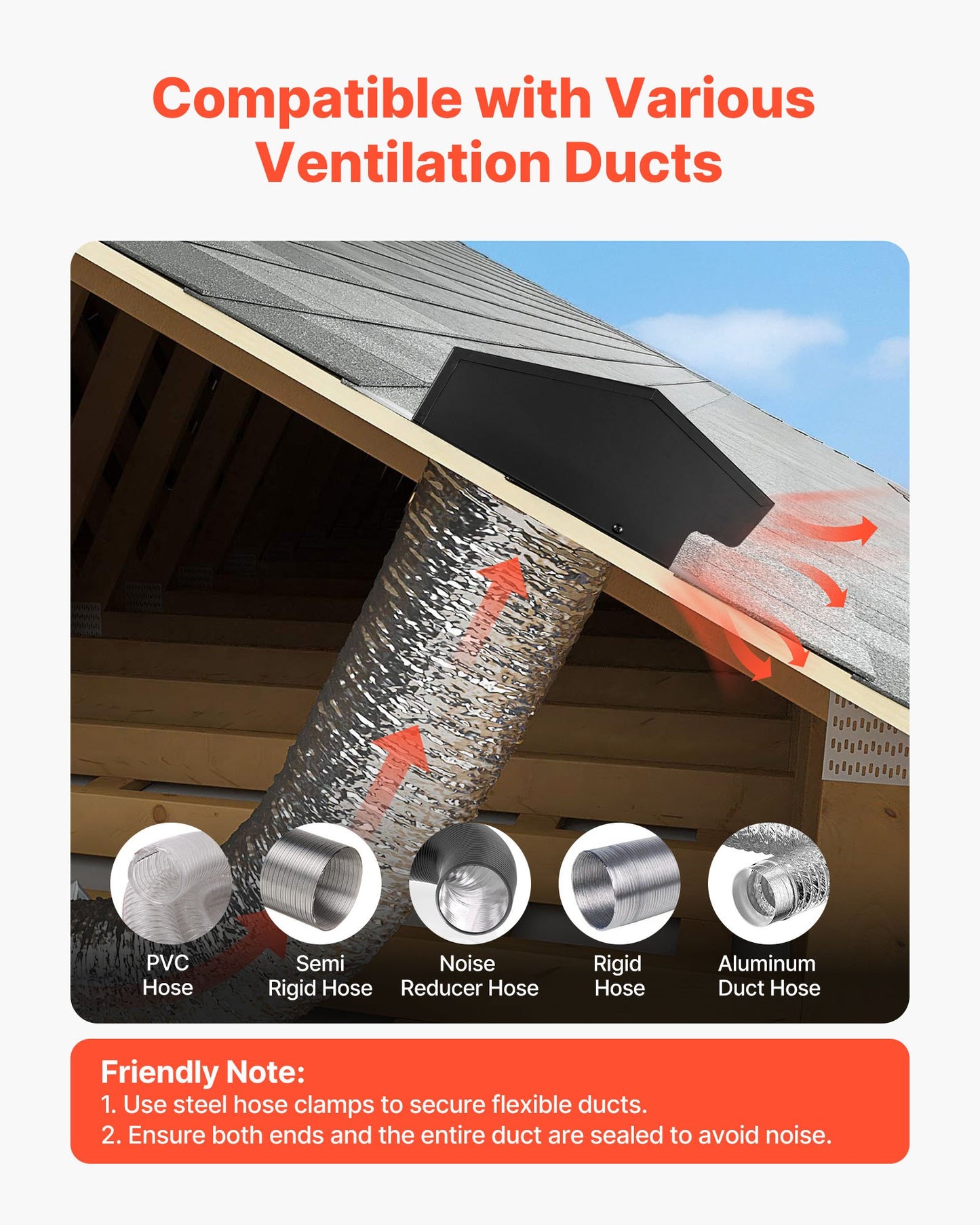 149 mm Hooded Wall Vent — view 6