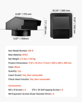 149 mm Hooded Wall Vent — view 8
