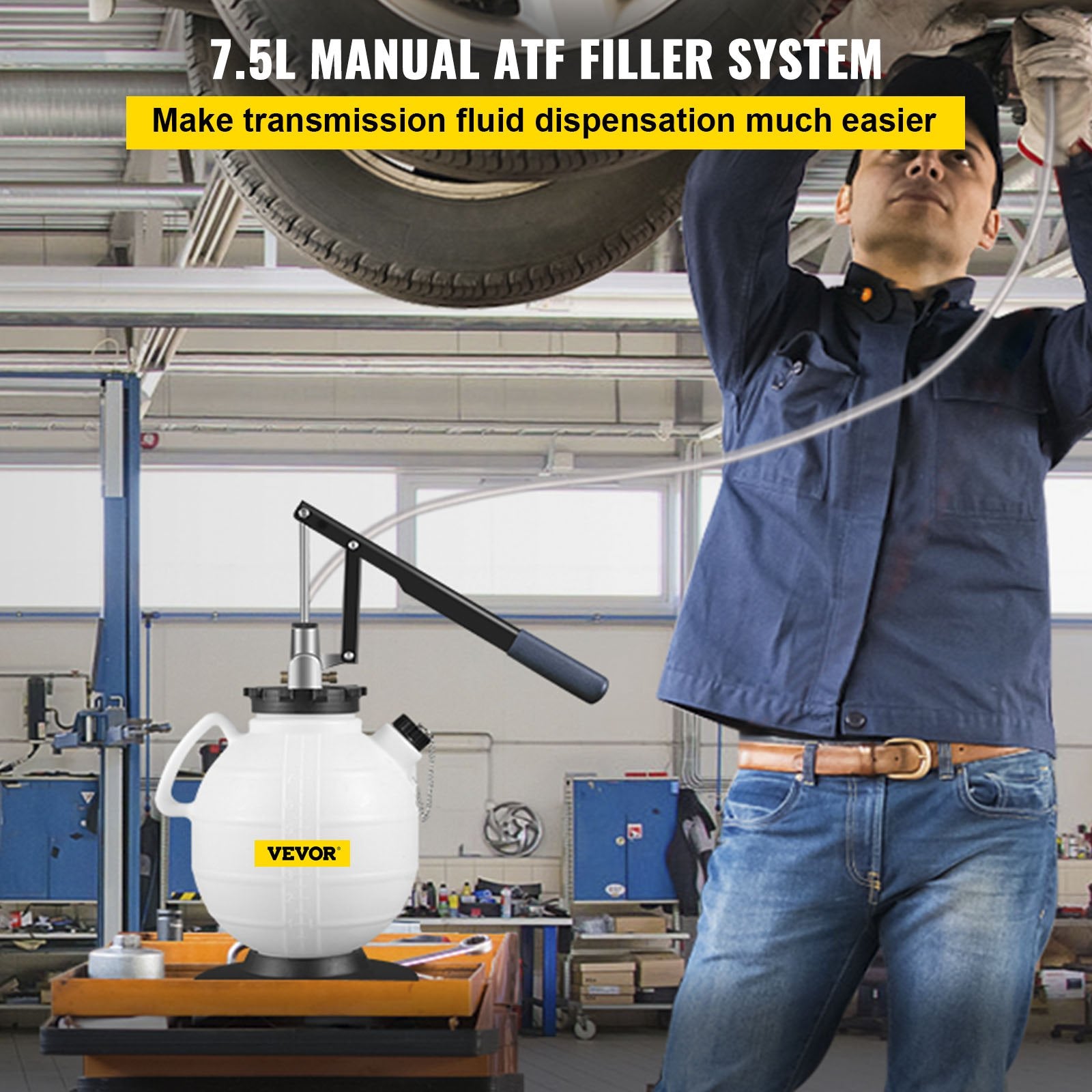 Transmission Fluid Pressure Bleeder, 7.5L — view 3