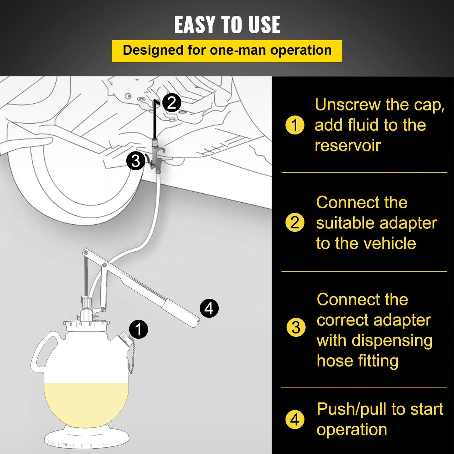 Transmission Fluid Pressure Bleeder, 7.5L — view 6