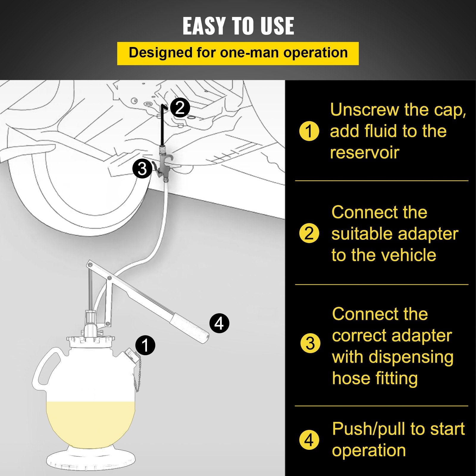 Transmission Fluid Pressure Bleeder, 7.5L — view 6