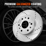 Front&Rear Rotors Disc Brake Pads — view 6