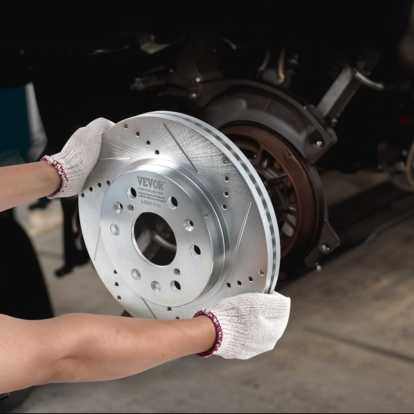 Front&Rear Rotors Disc Brake Pads — view 9