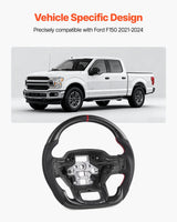 Carbon fibre steering wheel for Ford F150 — view 3