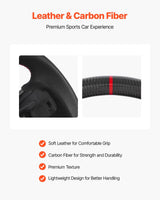 Carbon fibre steering wheel for Ford F150 — view 4
