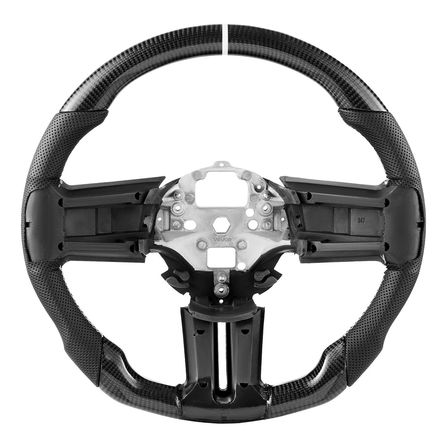 Carbon fibre steering wheel for Ford Mustang — view 2