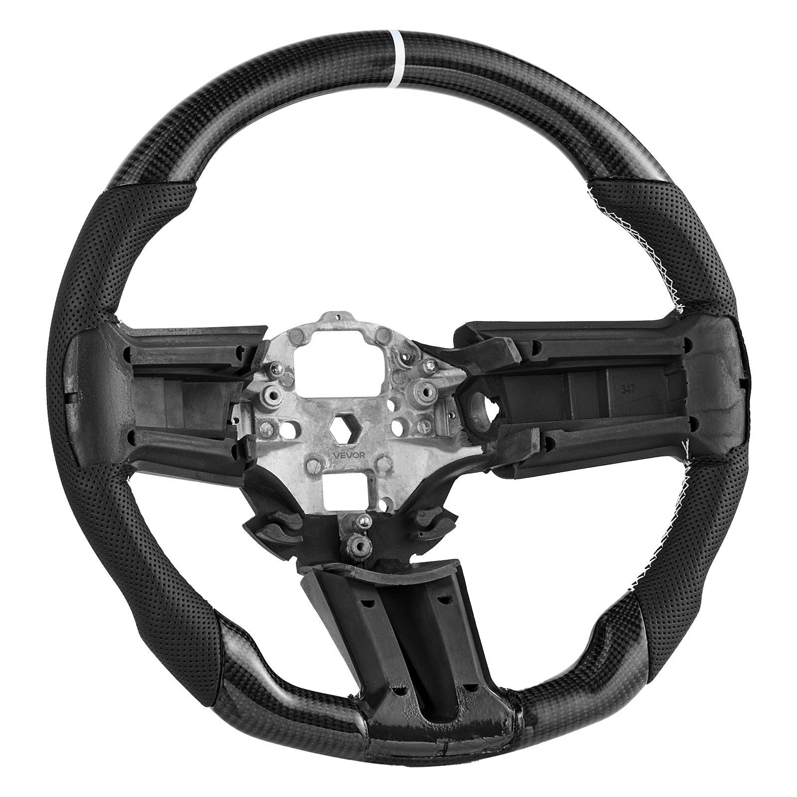 Carbon fibre steering wheel for Ford Mustang — view 10