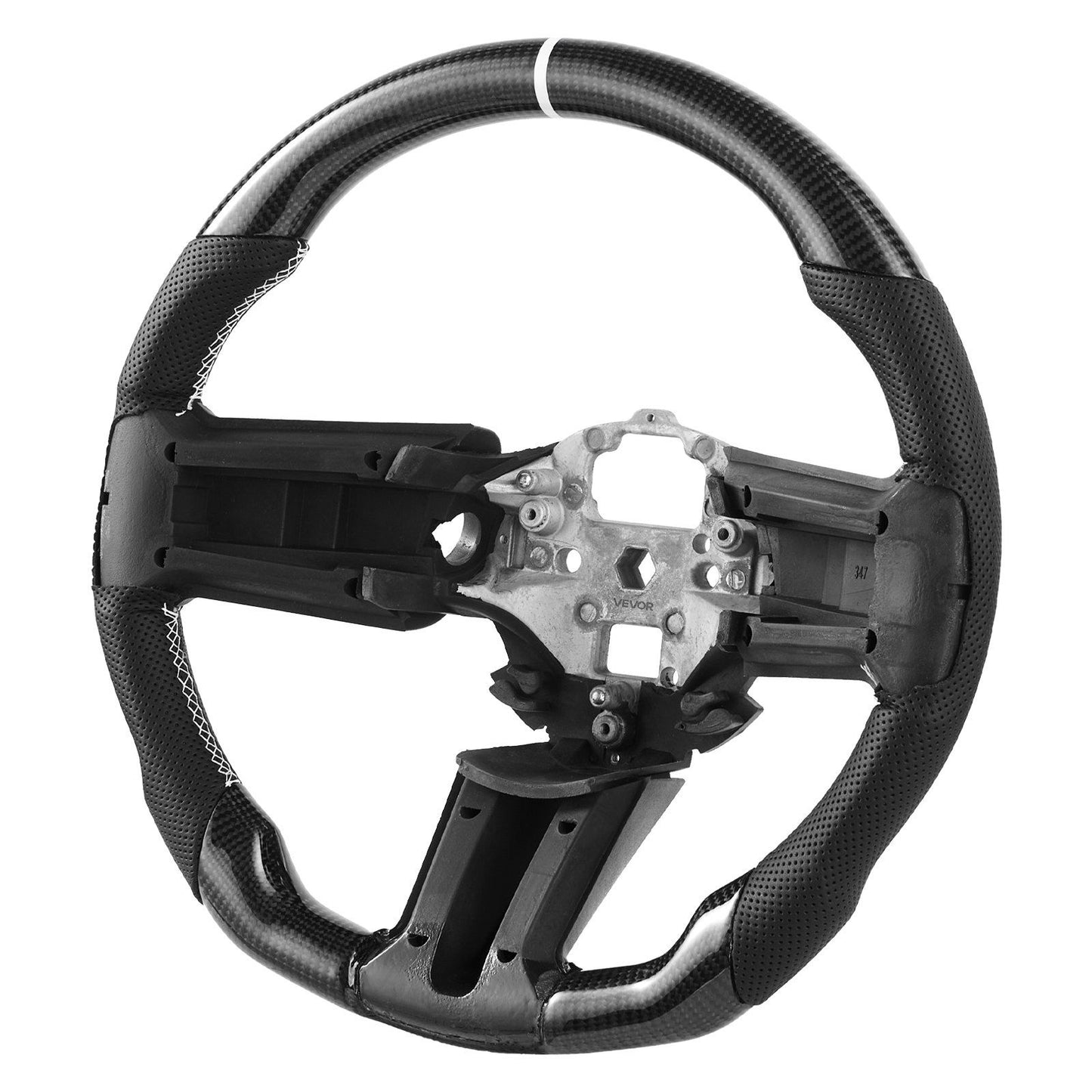 Carbon fibre steering wheel for Ford Mustang — view 11