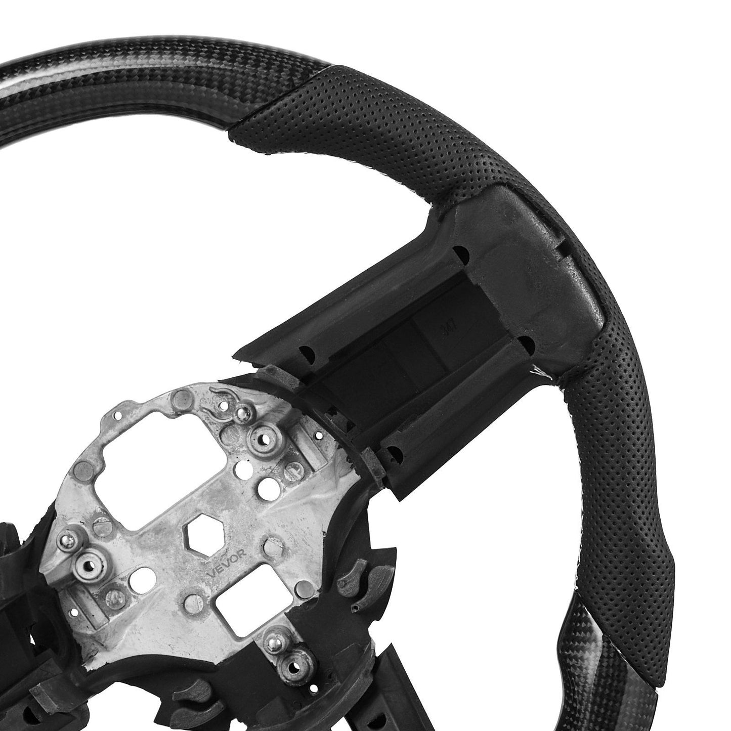 Carbon fibre steering wheel for Ford Mustang — view 12