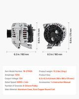 Car Alternator 11185 — view 8