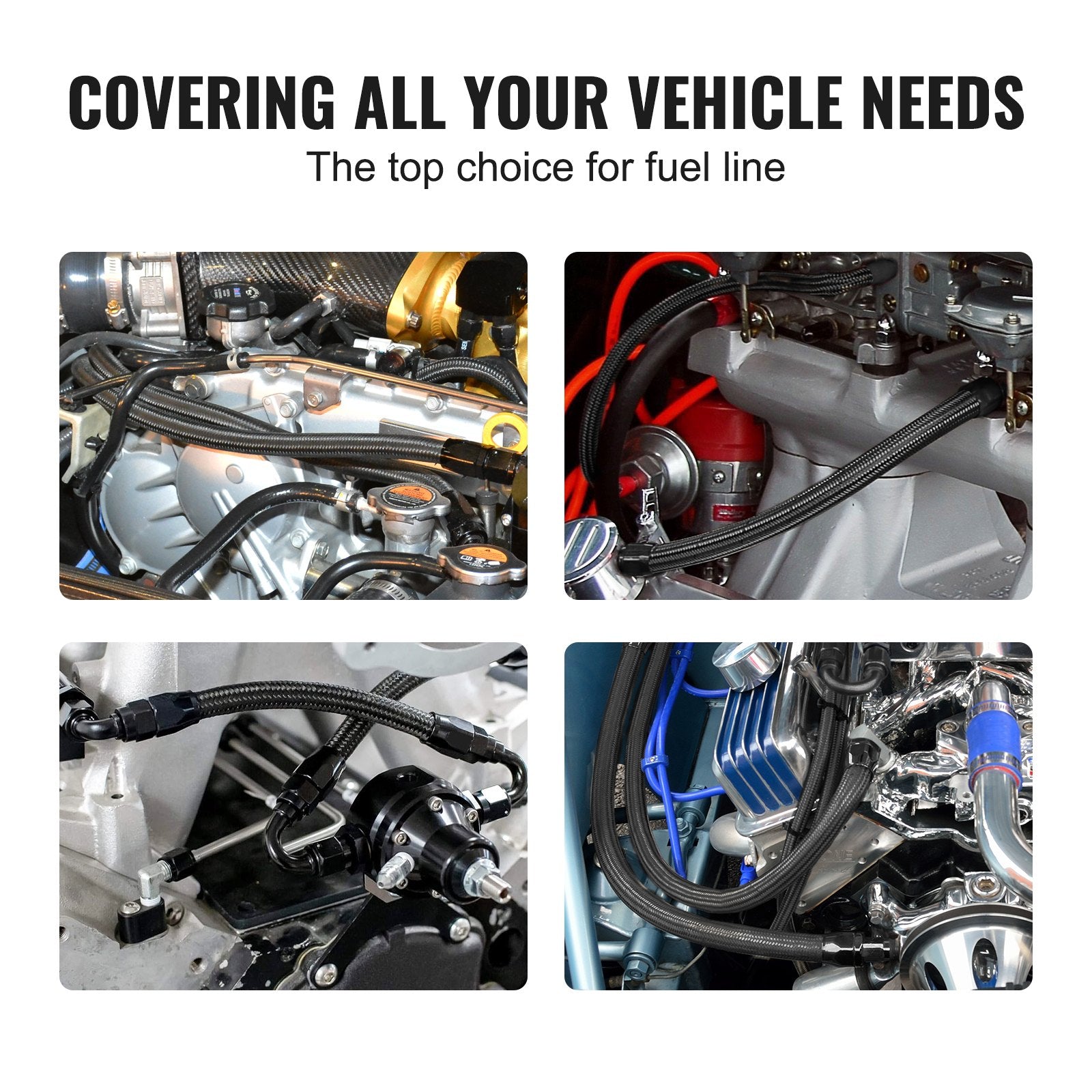 6AN Fuel Line Kit, 7.62 — view 4