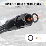 6AN Fuel Line Kit, 7.62 — view 7