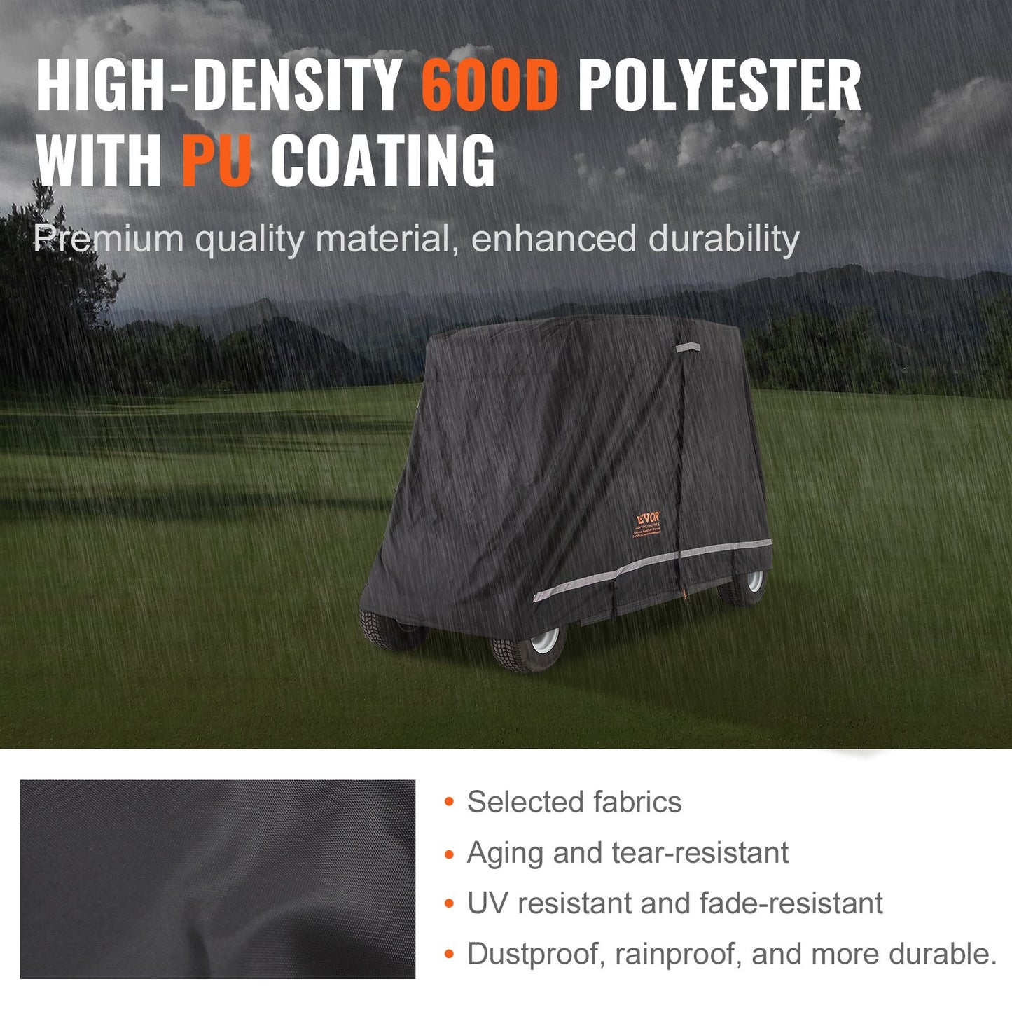 4 Passenger Golf Cart Cover — view 4