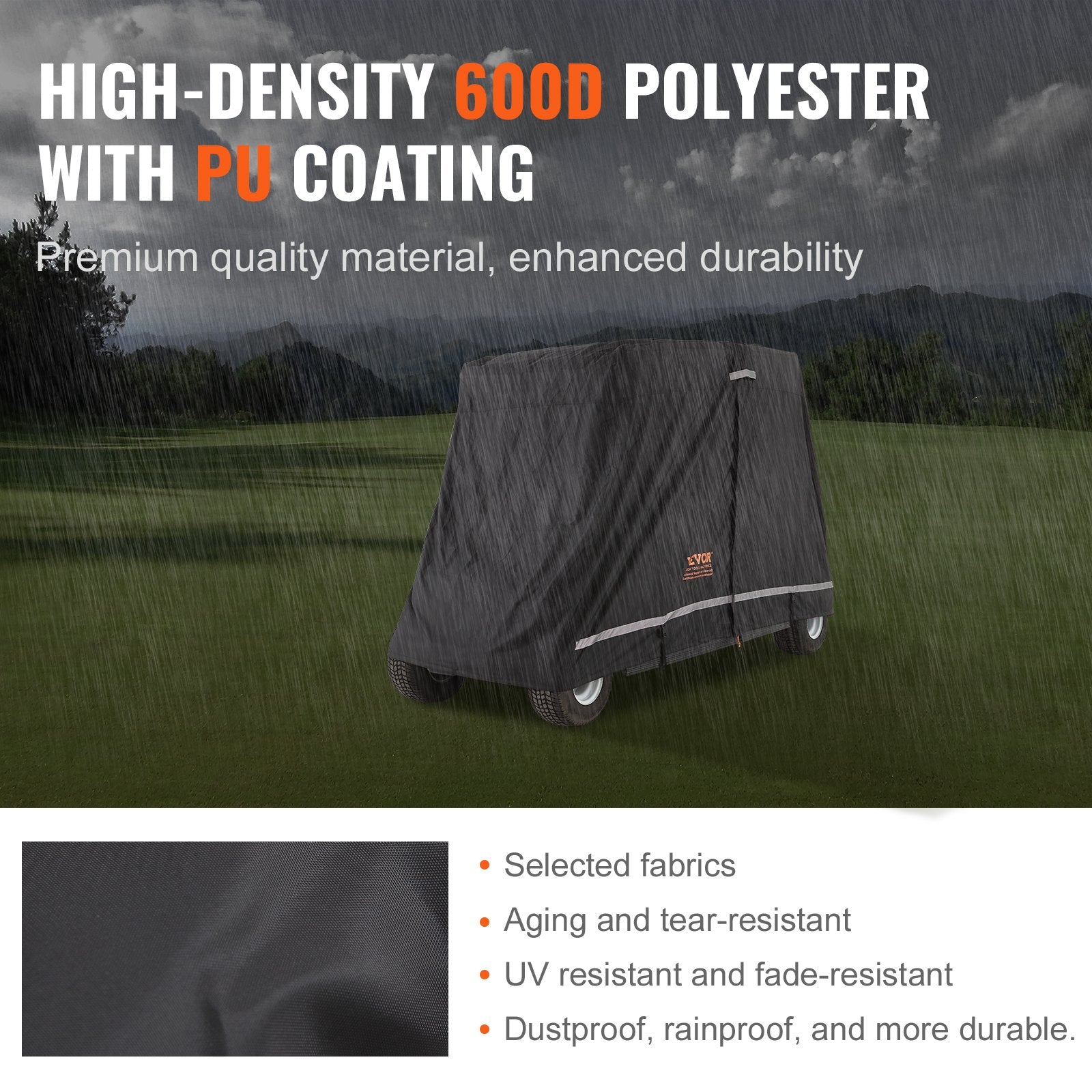 4 Passenger Golf Cart Cover — view 4