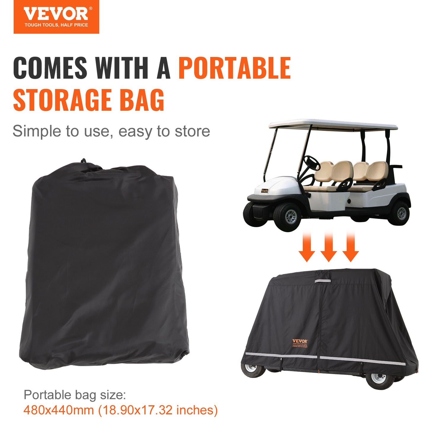 4 Passenger Golf Cart Cover — view 8