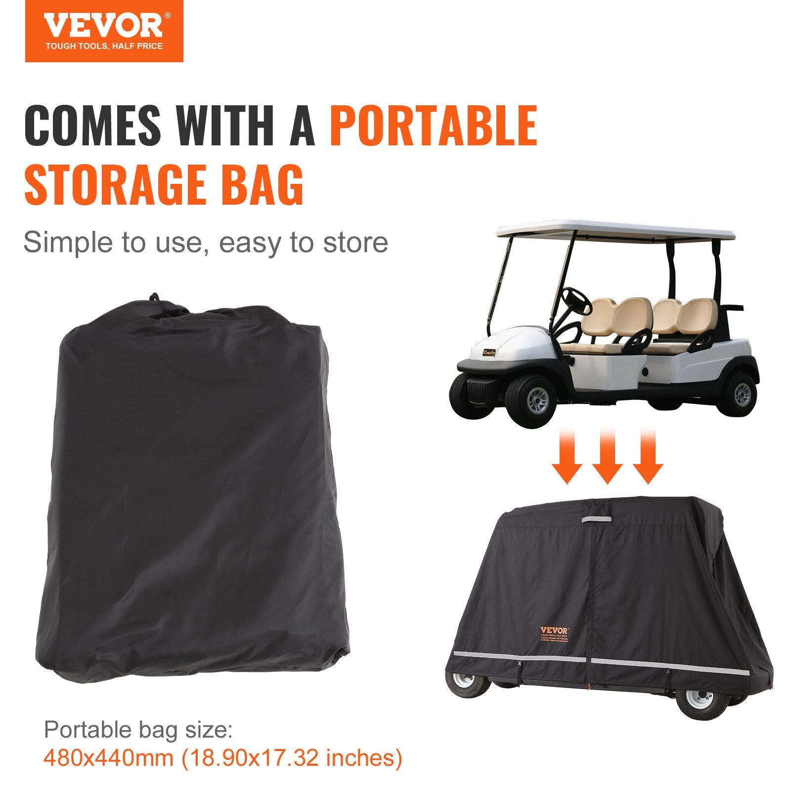 4 Passenger Golf Cart Cover — view 8