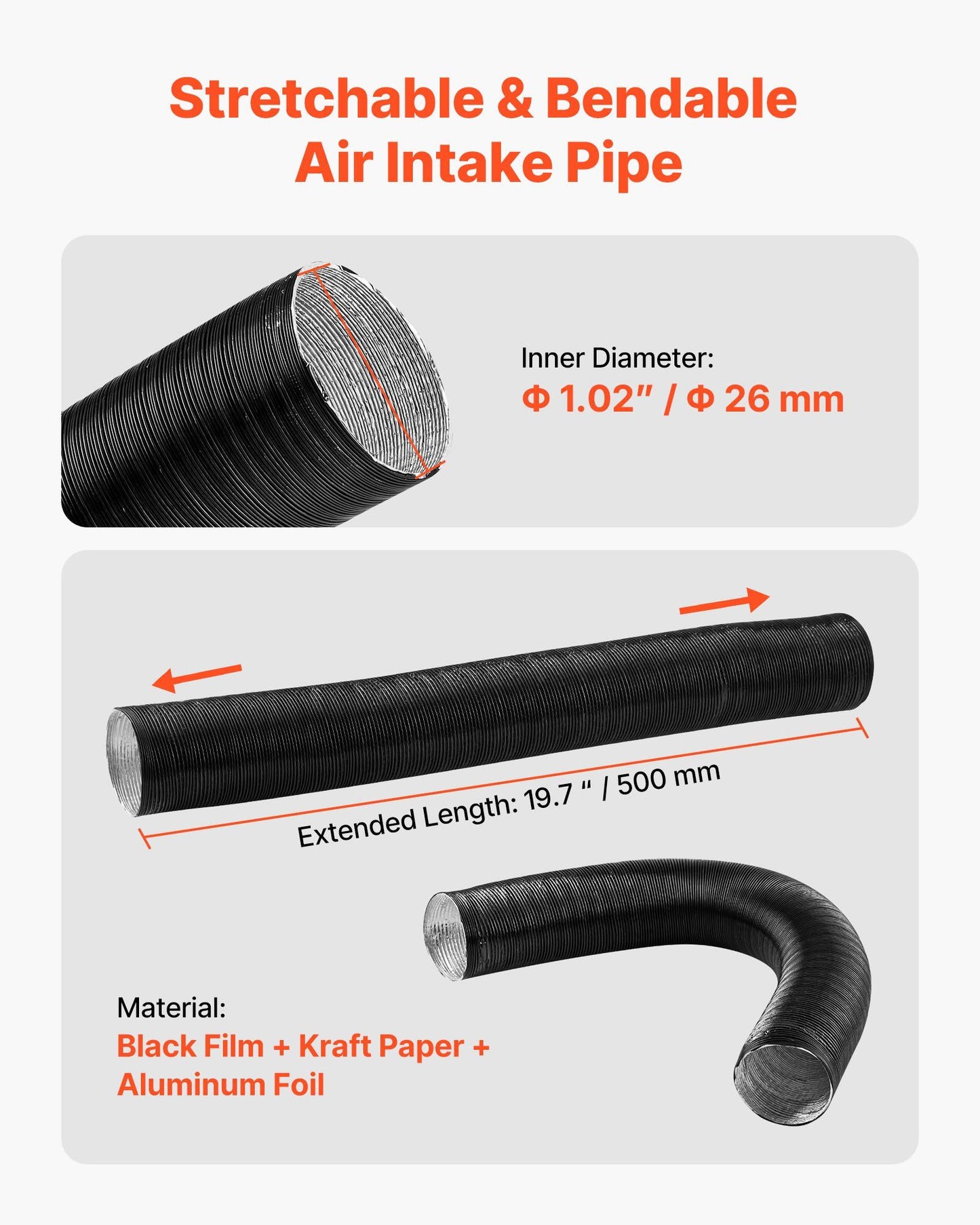 Diesel heater intake pipe kit 25 mm — view 6