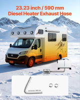 Diesel heater exhaust hose 600 mm — view 3