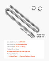 Diesel heater exhaust hose 1490 mm — view 8