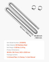 Diesel heater exhaust hose 3000 mm — view 8