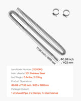 Diesel heater exhaust hose 1980 mm — view 8