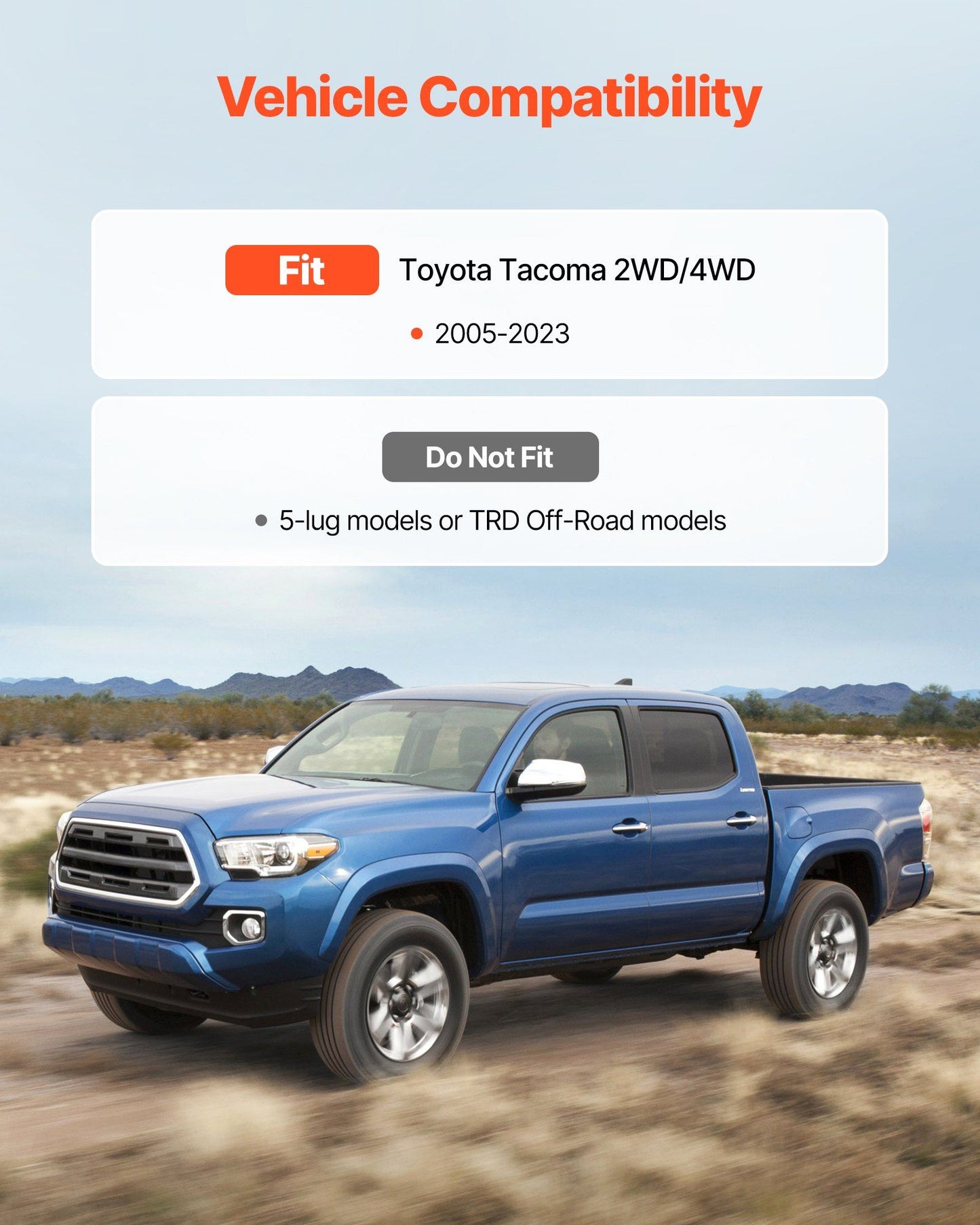 76.2 mm Front and 50.8 mm Rear — view 4