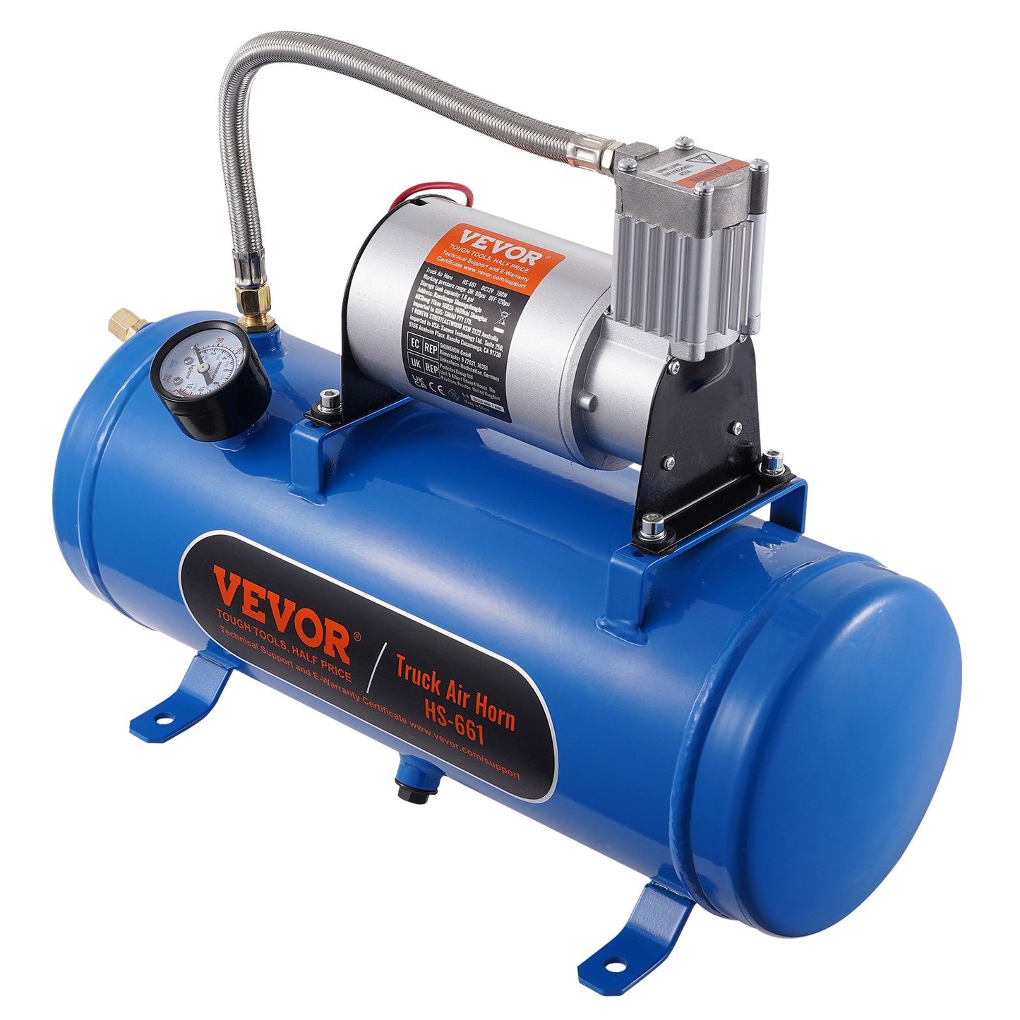 12V Air Compressor with Tank — view 2