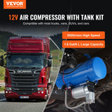 12V Air Compressor with Tank — view 3