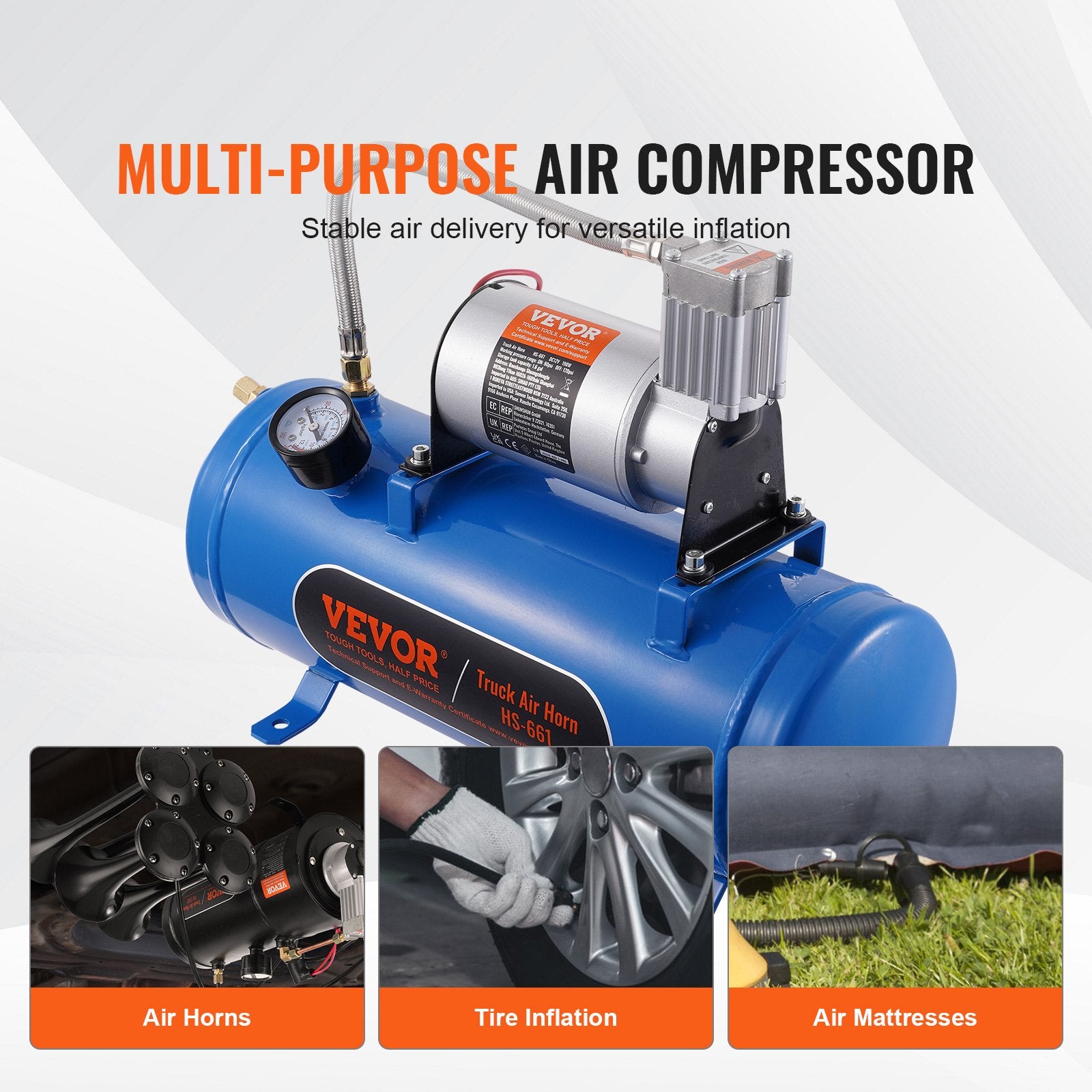 12V Air Compressor with Tank — view 5