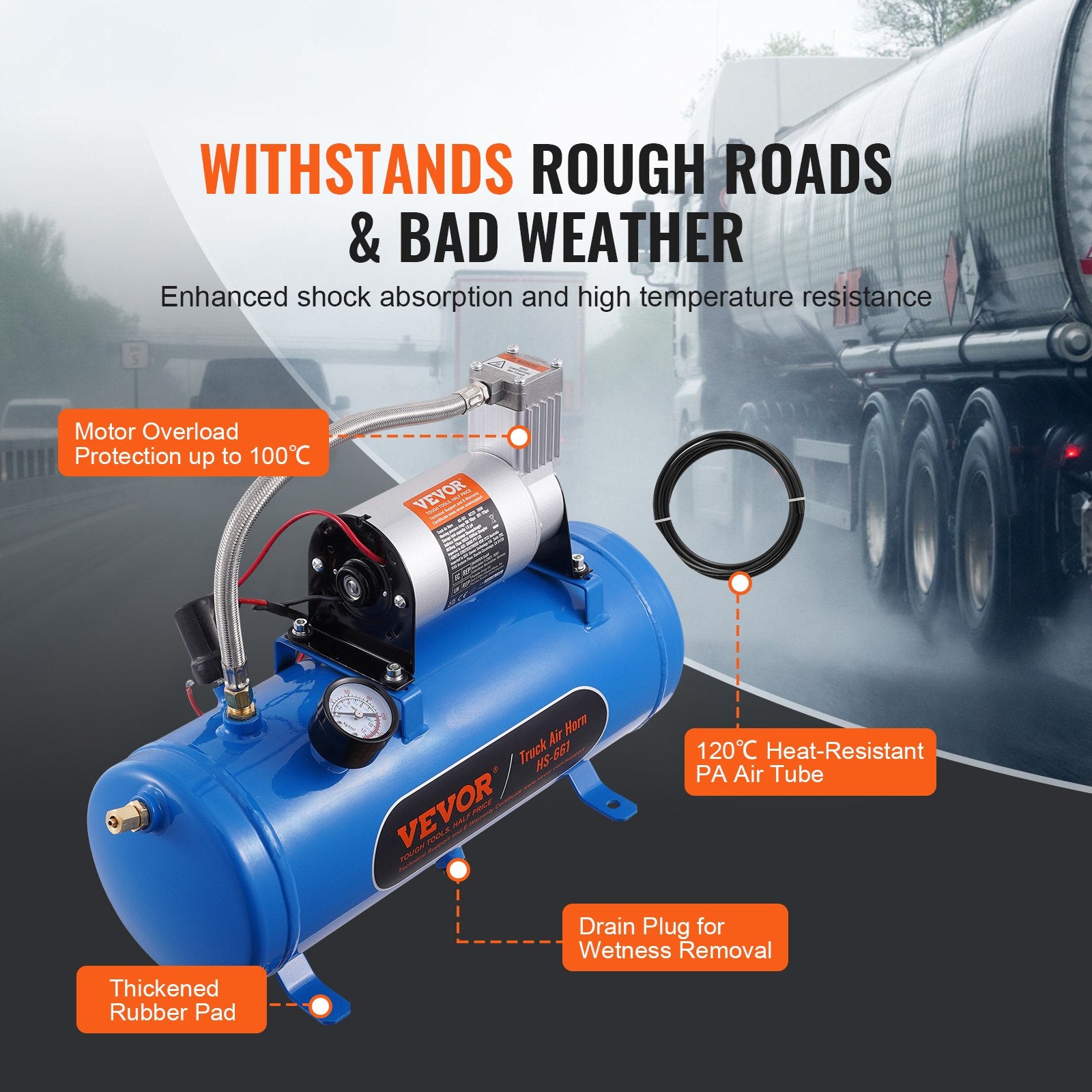 12V Air Compressor with Tank — view 6