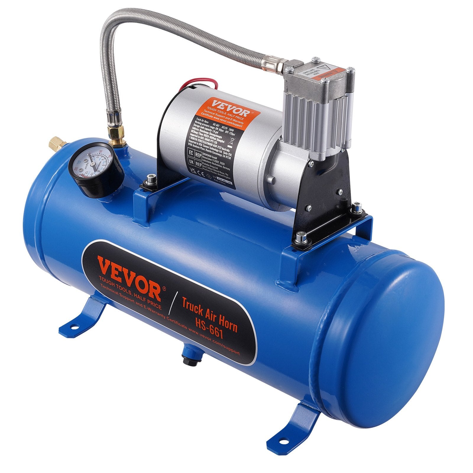 12V Air Compressor with Tank — view 12