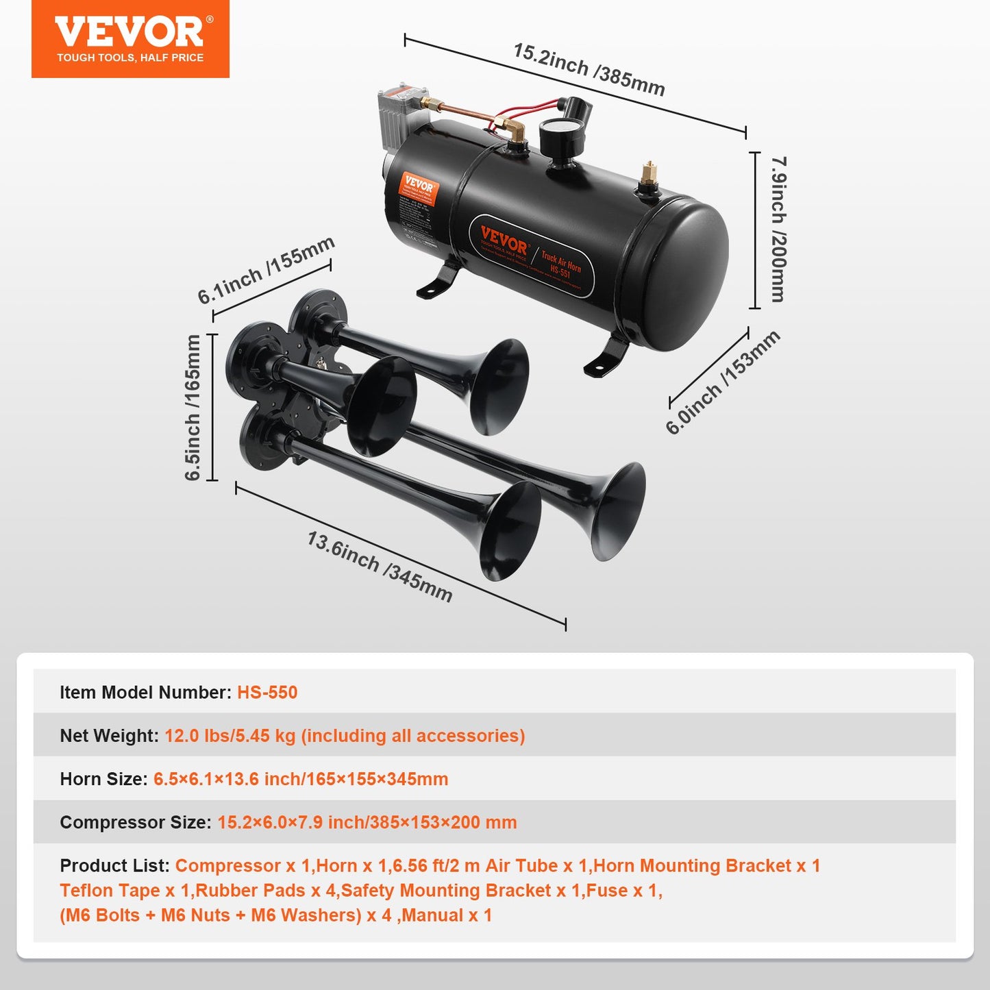 Train Horns Kit — view 8