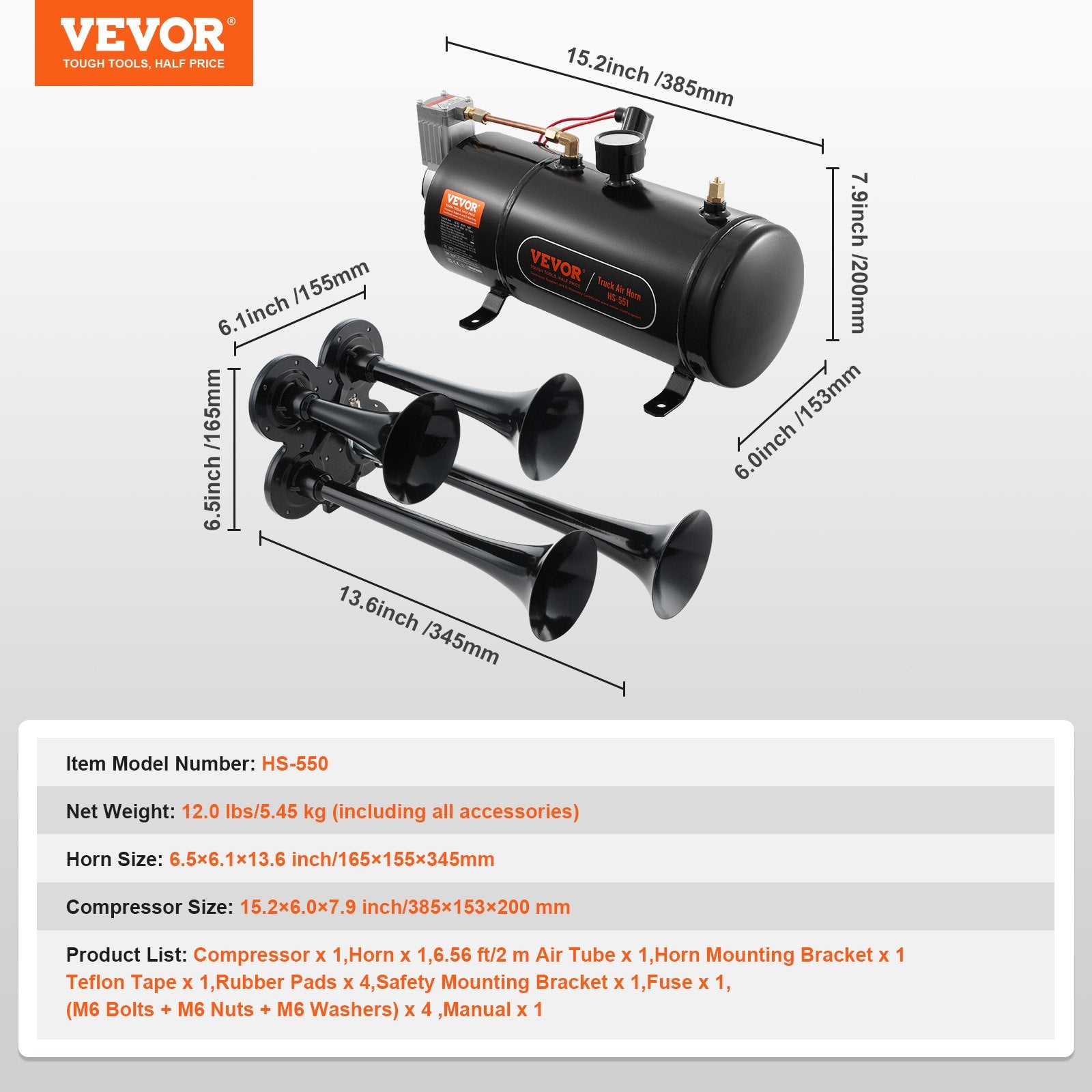 Train Horns Kit — view 8