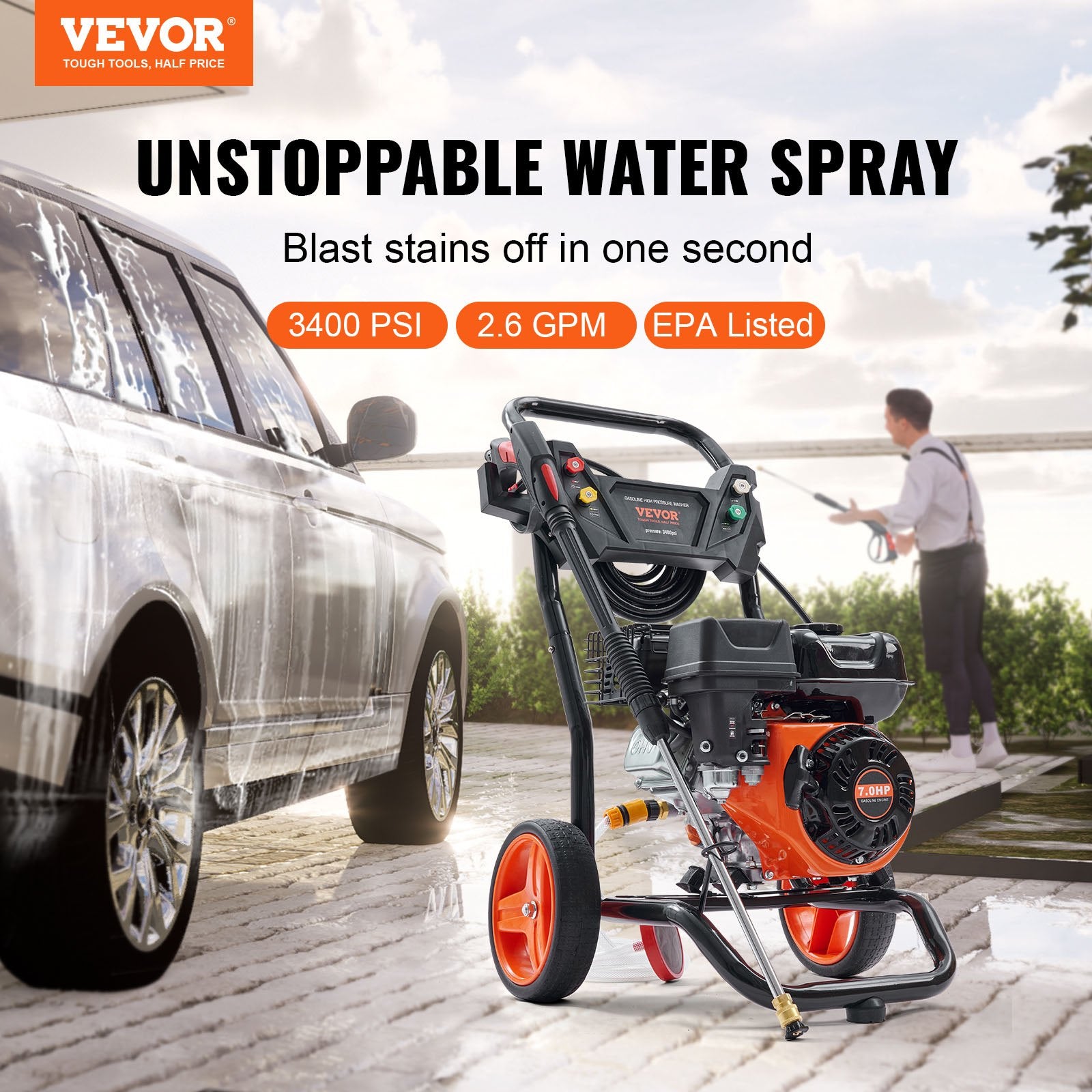 Gas Pressure Washer Gas Powered — view 3